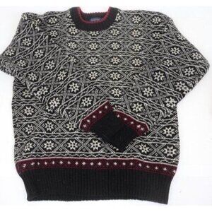 Vintage NEW Cambridge Classics Mervyns 100% Wool Men's Crewneck Sweater LG